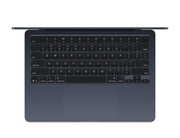 Apple MacBook Air 13 MW123 - Apple M4 Chip 8-Core GPU 10-Core CPU 16GB 256GB SSD 13.6-Inch Liquid Retina with True Tone Display Backlit Magic KB with Touch ID (Midnight, 2025) - Image 3